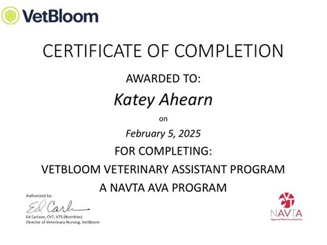 Vetbloom Vet Assistant Program