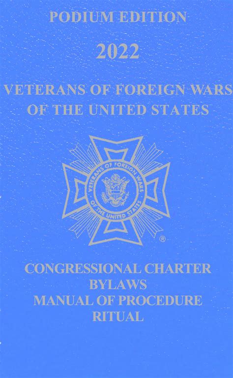 Veterans of foreign wars vfw podium edition 2016 congressional charter by laws manual of procedure and ritual. - A guide to the coral reefs of tobago.