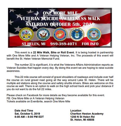 Veterans walk - upnorthvoice.com