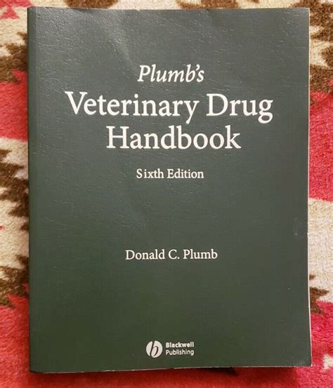 Read Veterinary Drug Handbook Desk Edition By Donald C Plumb