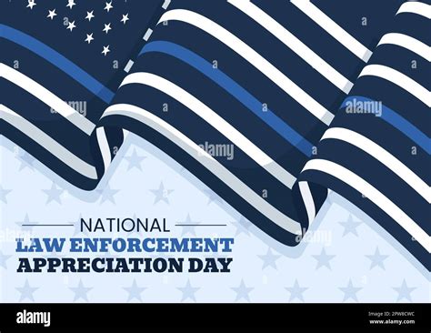 Vetor do Stock: National Law Enforcement Appreciation Day.