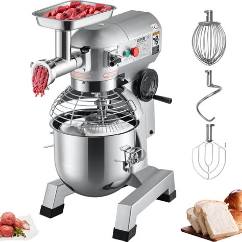 Find helpful customer reviews and review ratings for VEVOR Commercial Mixer Heavy Duty Steel Stand Mixer 3 Speed 750W Dough Mixer Food Mixer With 3 Different Agitator Attachments, 20 quart at Amazon.com. Read honest and unbiased product reviews from our users..