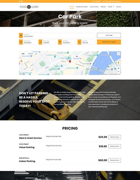 Vevs Car Parking Websites Demo