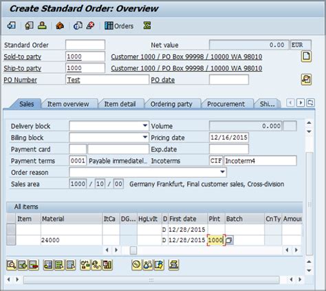 Vf04 user exit.  Create Sales order VA01 Create delivery VL01n create shipment VT01n Po Apr 24,...