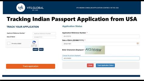 Vfs global usa tracking. TRACK YOUR APPLICATION. Reference Number *. Last Name *. Enter the text shown in image. 