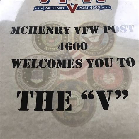 Vfw mchenry. VFW. Closed today (815) 385-4600. Website. More. Directions Advertisement. 3002 West IL Route 120 McHenry, IL 60051 Closed today. Hours. Sun 10:00 AM ... 
