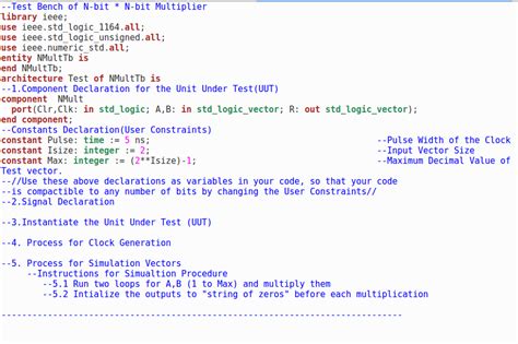 Vhdl code for multiplier. std_logic_1164.  You need to define a package first where the function...
