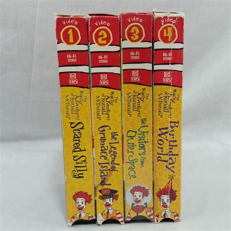 The Wacky Adventures of Ronald McDonald Legend of Grimace Island Vhs McDonald’s. Opens in a new window or tab. Pre-Owned. C $6.73. imminentdecayvideo (70) 100%. or Best Offer. from United States. The Wacky Adventures of Ronald McDonald The Legend of Grimace Island (VHS, 1999) Opens in a new window or tab. Pre-Owned . C $10.76. Top …
