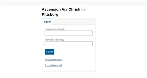 Pay your Ascension Via Christi bill throu