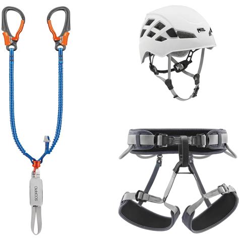 Via ferrata harness vs climbing harness.  Via Ferrata Set – Petzl Scorpio Vertigo.  Fal...