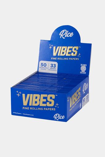 Vibes Rice 1 1/4 Rolling Papers - 50ct Smoke Arsenal