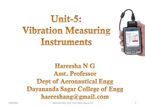 Vibration measuring instruments - SlideShare