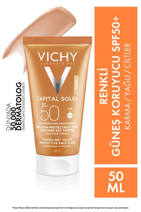 Vichy güneş kremi renkli