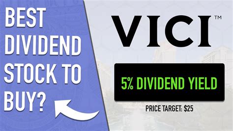 I believe that VICI is a stock that can 