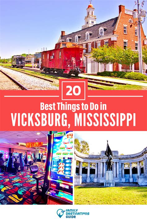 Vicksburg ms things to do.  Don&rsquo;t know where to start? Get the ball rolling with the best t...