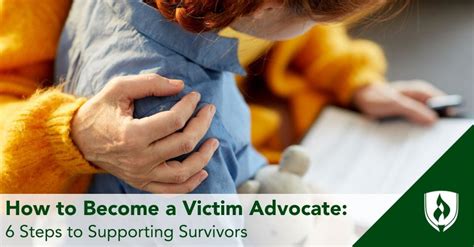 Victim advocate certification.  Here are the key steps to enter this career...