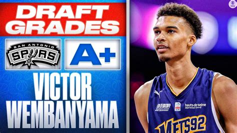 Victor Wembanyama selected No. 1 overall by San Antonio Spurs in 2023 NBA Draft