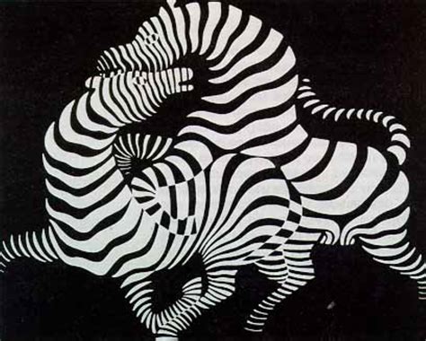 Victor vasarely zebra