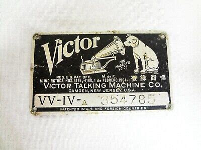 I have a Victor Victrola Talking Machine VV 4-40 Serial No: 130338