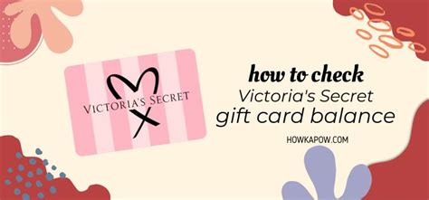 Victoria Secret Gift Card Check Balance