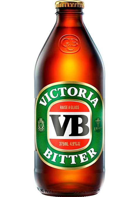 Victoria bitter. Victoria Bitter Gold is a mid strength Lager with an alcohol volume of 3.0% created in 2007 by Foster's. Originally branded as 'VB Midstrength Lager', Victoria Bitter Gold was created in order to capitalise on the growing market for mid strength beers, currently dominated by XXXX Gold. 