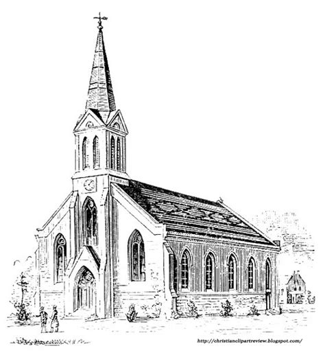 Victorian Church Clipart