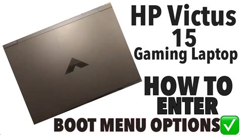 Victus boot menu. Navigate the Startup Menu (If Applicable): If pressing the ...