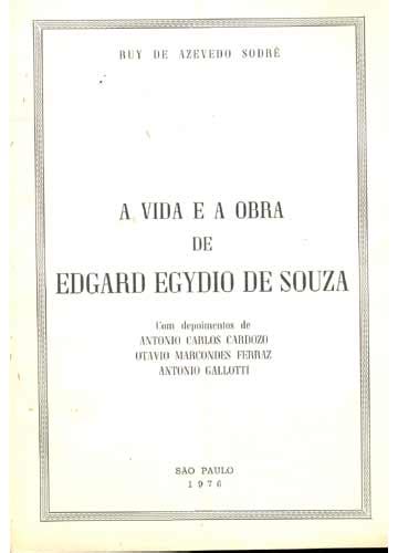 Vida e a obra de edgard egydio de souza. - Achieve pmp exam success 5th edition a concise study guide.