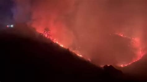 Video: Dozen fire crews work to contain 16ha blaze near Gympie