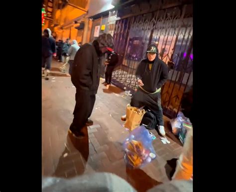 Video: San Francisco street turns into 'Wild West' at 2 a.m.