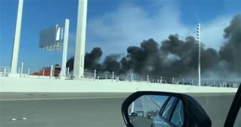 Video: Vehicle engulfed in flames on westbound Bay Bridge