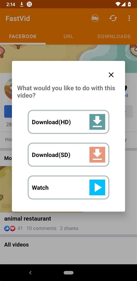Video Downloader For Facebook APK Download for Android 