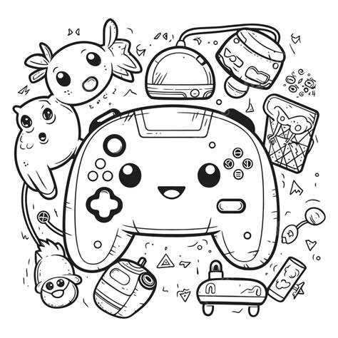 Video Game Coloring Book