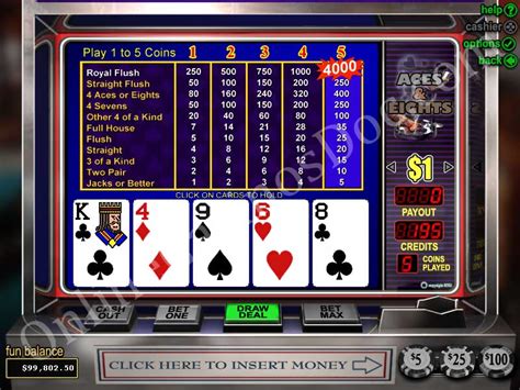 Video Poker Gratuit - Jouer au video poker machine GRATUITEMENT