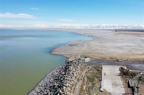 Video Shows Great Salt Lake Water Levels as Utah Hit With Heavy …