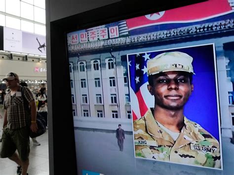 Video appears to show American soldier who crossed into North Korea arriving back in the US