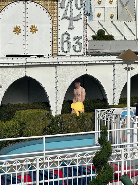 Video captures streaker in Disneyland's 'It's a Small World'; man arrested