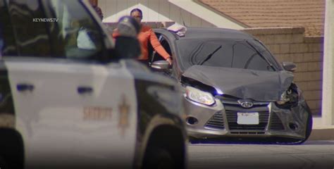 Video captures two vehicles slamming into Santa Clarita deputy