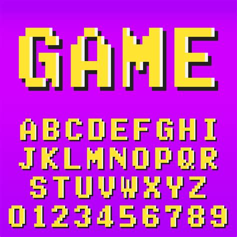 Video game fonts. Browse and download free, high-quality video game fonts for your next gaming project. Choose from an array of unique, stylish font styles for your gaming logo, titles, and more! 
