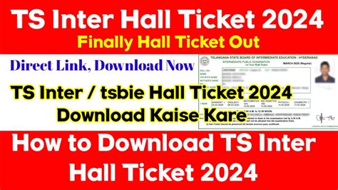 Video how to download ts inter hall tickets 2024 MP4 HD