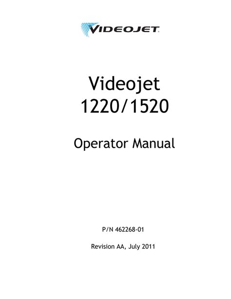 Video jet printing machine operator manual. - Holden cross 6 one tonner workshop manual.