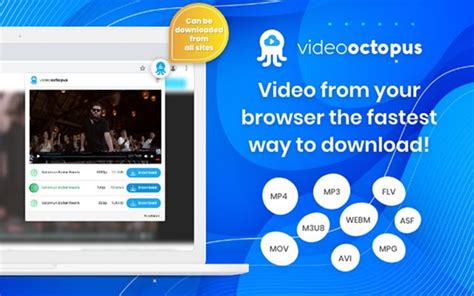 Video Downloader by Video Octopus It's a chrome extension and the website not …. 