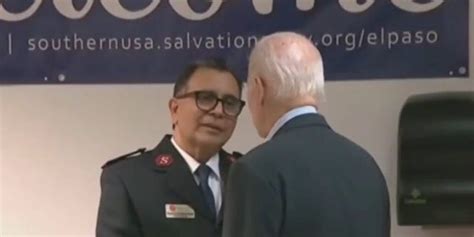 Video of Biden Mistaking Salvation Army for Secret Service