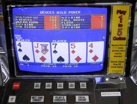 Video poker machine. A video poker machine at Seven Feathers Casino. Video poker is a casino game based on five-card draw poker. It is played on a computerized console similar in size to a slot … 