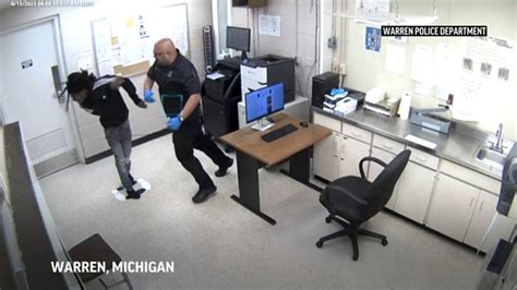 Video shows Detroit-area police officer punching man; assault charges filed