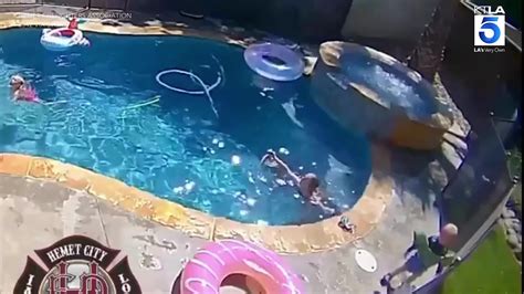 Video shows Hemet man save toddler son from drowning