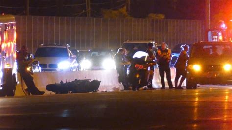 Video shows Hwy. 427 blocked off for apparent street racing, suspects fled: OPP