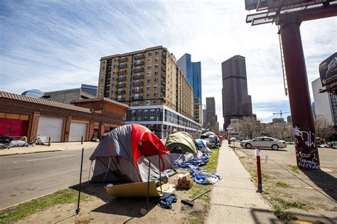 Video shows fire at homeless camp in downtown Denver
