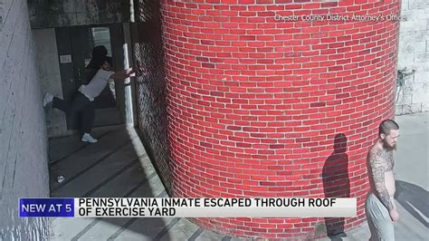 Video shows inmate's escape as Pennsylvania manhunt continues