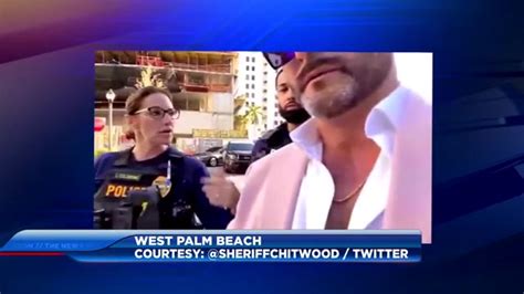 Video shows man hurling racist remarks at West Palm Beach Police officers